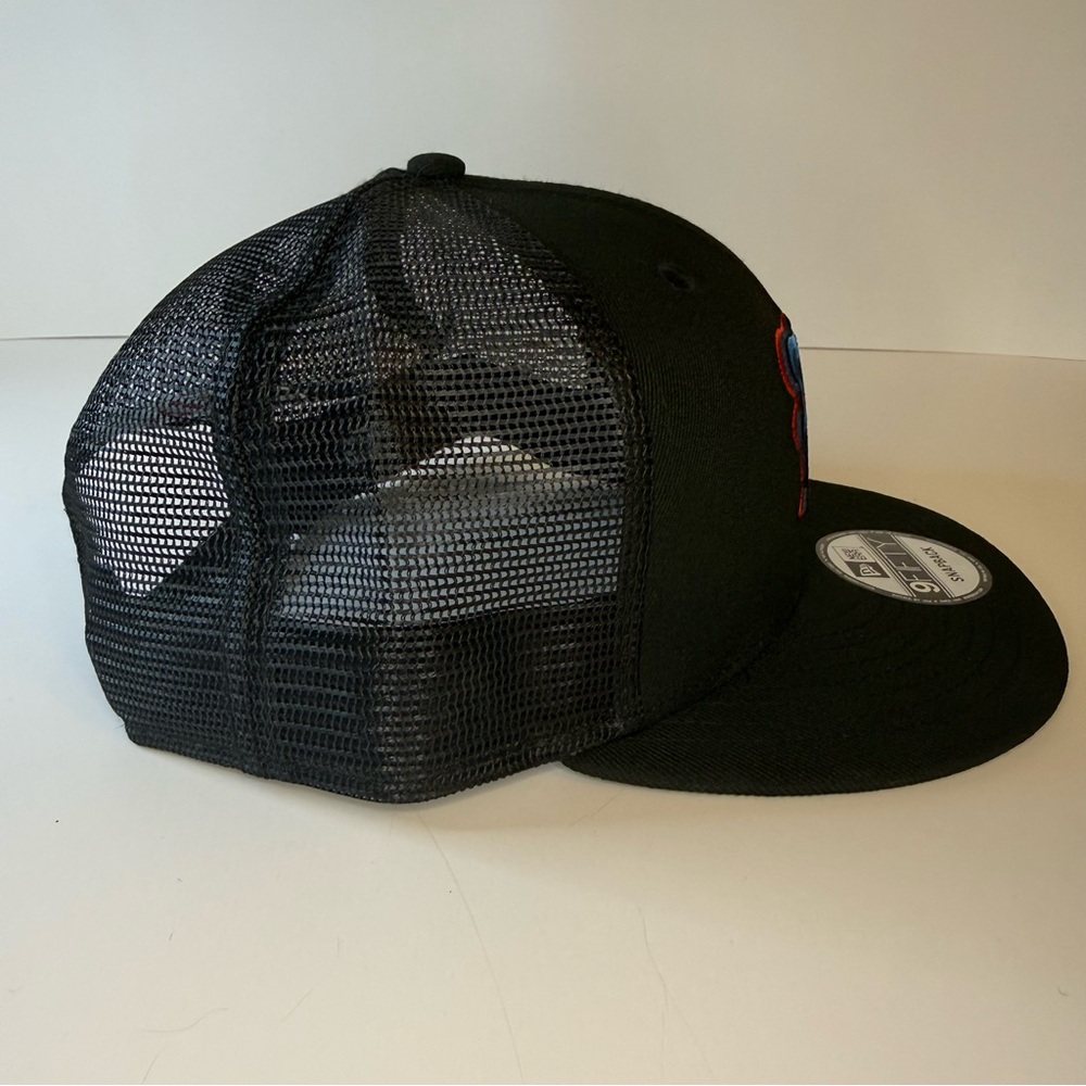 Houston Texans New Era 9SEVENTY Trucker Snapback Hat Black Alternate H Logo NEW - Picture 6 of 11